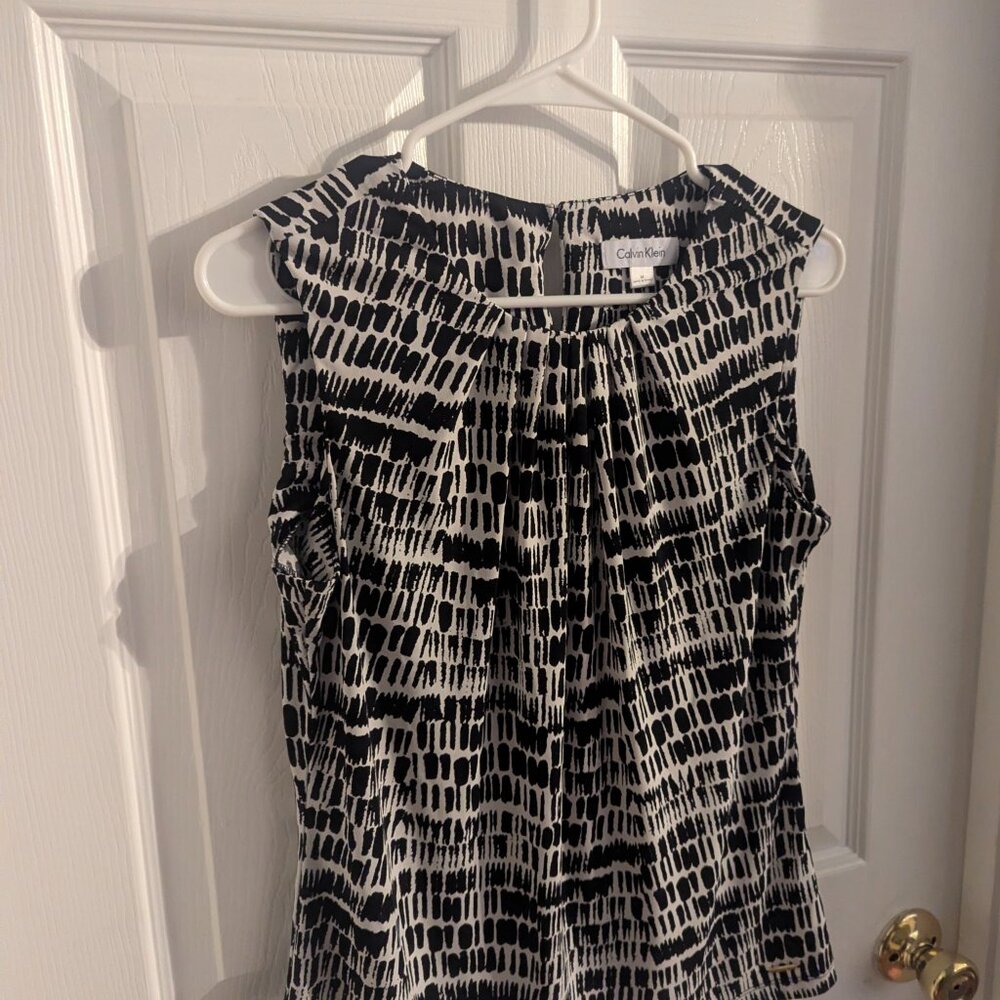 Calvin klein black and white top - M - Picture 2 of 5